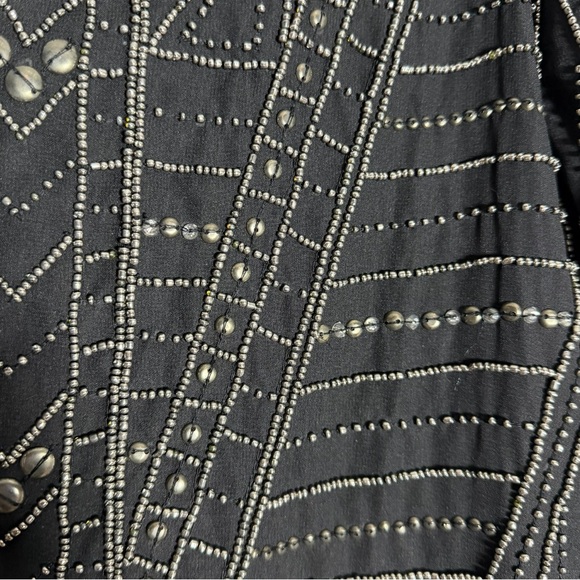 Velvet by Graham & Spencer Black Geometric Women's Blazer - Picture 4 of 6